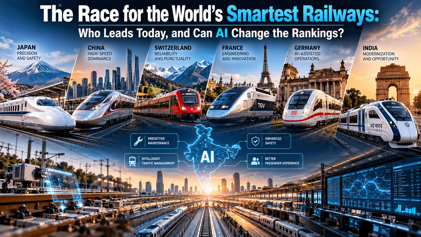World's Smartest Railways: AI, Rankings & India's Future  Copy